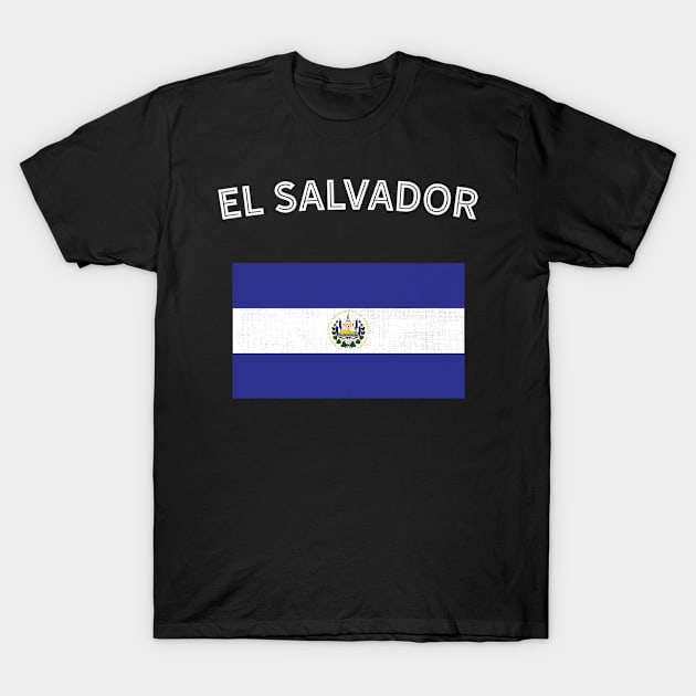 El Salvador Flag T-Shirt by phenomad